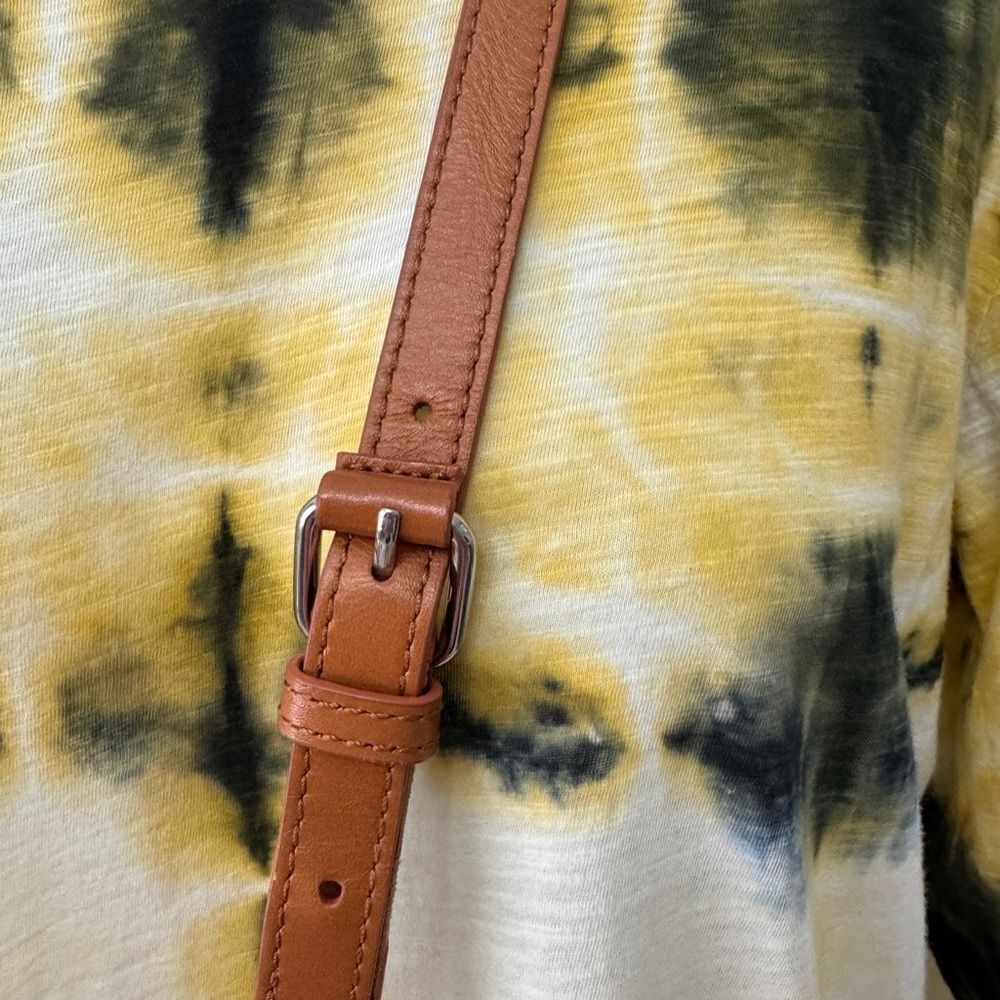 Rebecca Minkoff Skylar Woven Leather Crossbody Bag Tan - Picture 9 of 16